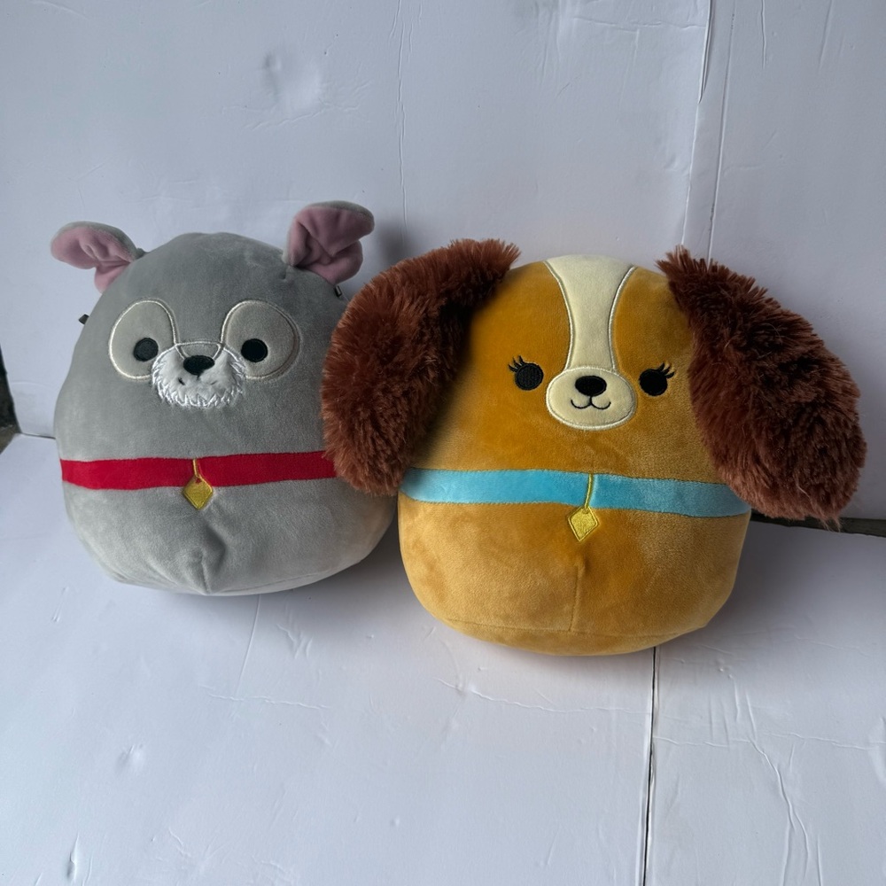 Disney squishmallows lady and the tramp Duo